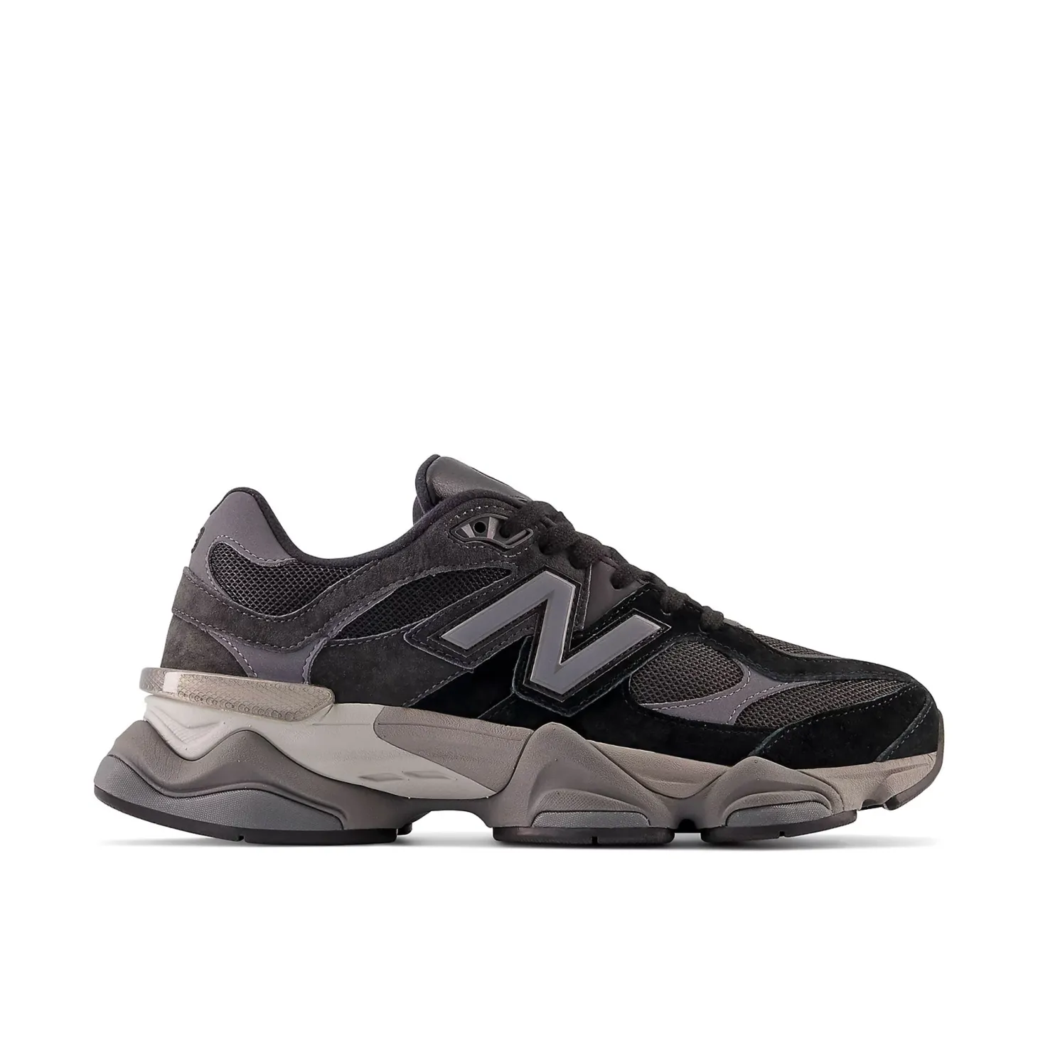 Sneakers U9060 pigskin e mesh nero