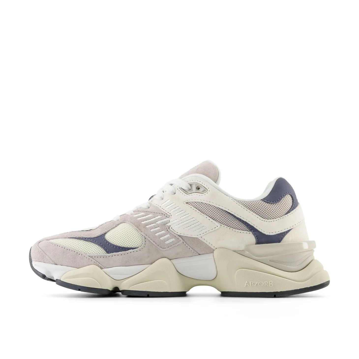 Sneakers U9060 pigskin e mesh grigio chiaro