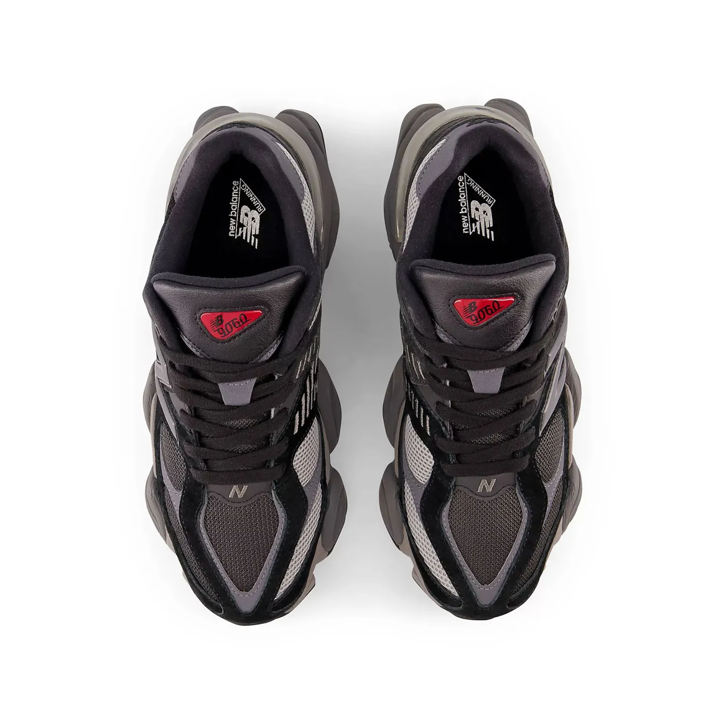 Sneakers U9060 pigskin e mesh nero
