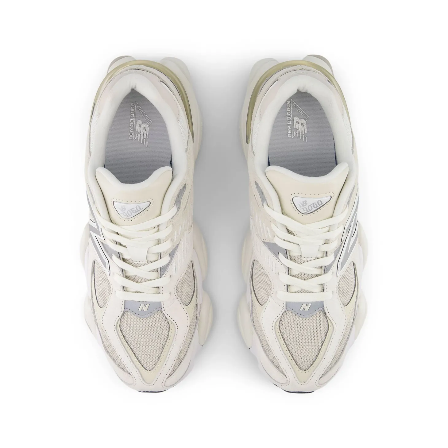 Sneakers U9060 pigskin e mesh bianco