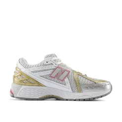 Sneakers U1906 sintetico e mesh argento e fucsia