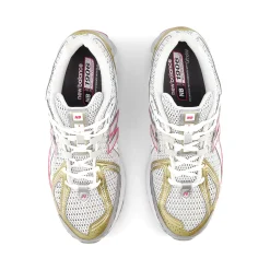 Sneakers U1906 sintetico e mesh argento e fucsia