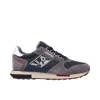 Sneakers Virtus02 suede/nylon blu/grigio