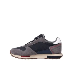 Sneakers Virtus02 suede/nylon blu/grigio