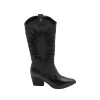 Stivale Devon stile cowboy nero
