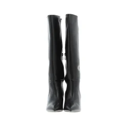 Stivale in ecopelle t/75 con punta affusolata nero