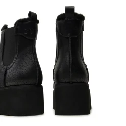 Stivaletti modello Jilaine con zeppa nero