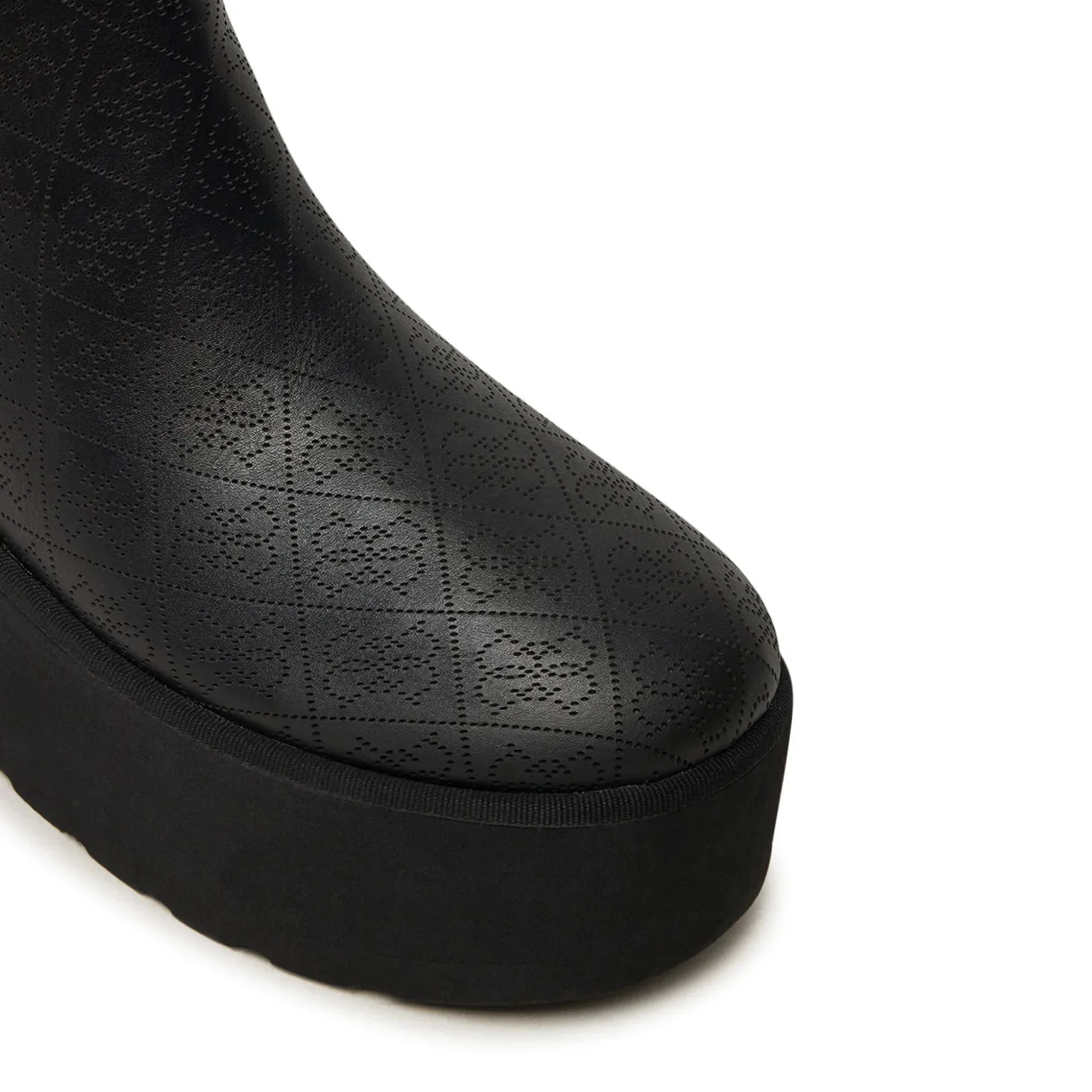 Stivaletti modello Jilaine con zeppa nero