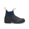 Stivaletto Beatles #1917 black leather nero/navy