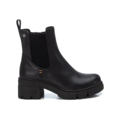 Stivaletto beatles con tacco nero