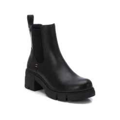 Stivaletto beatles con tacco nero