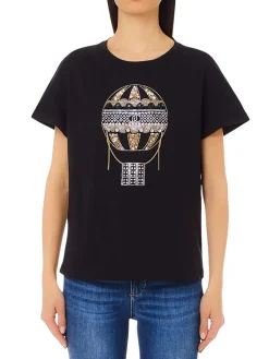 T- shirt manica corta ballon nero