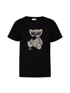 T- shirt manica corta chan bear nero