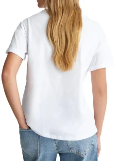 T- shirt manica corta fluffy dog bianco