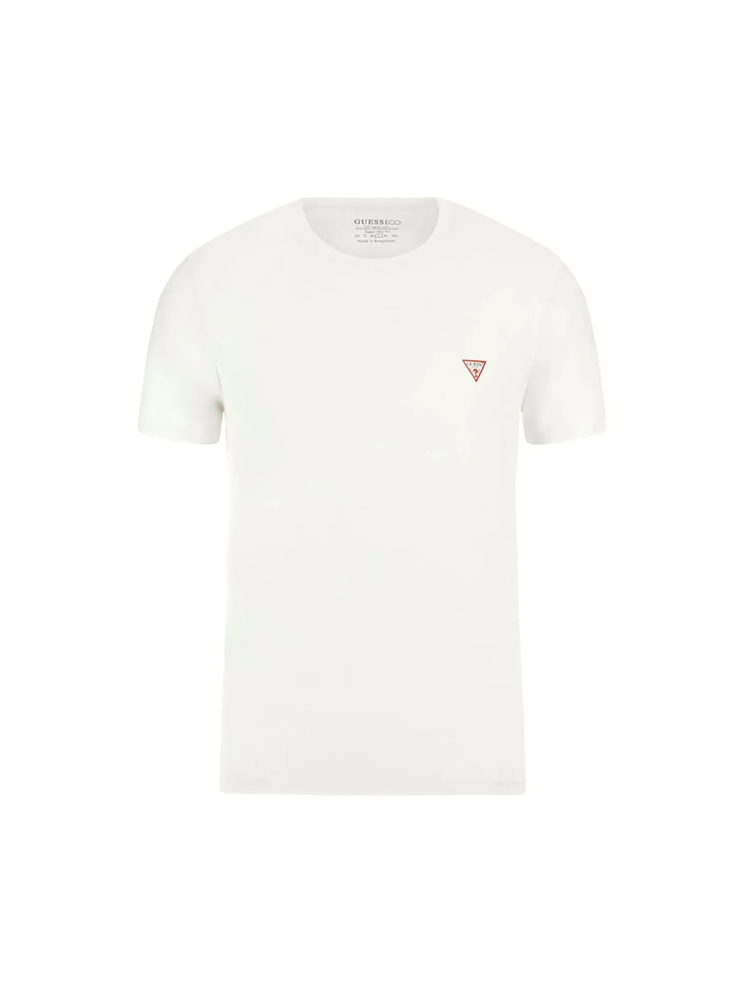 T-shirt basic logo frontale bianco