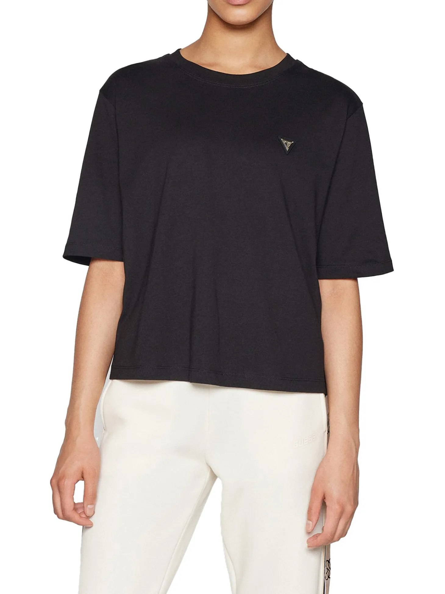 T-shirt Boxy Colette nero