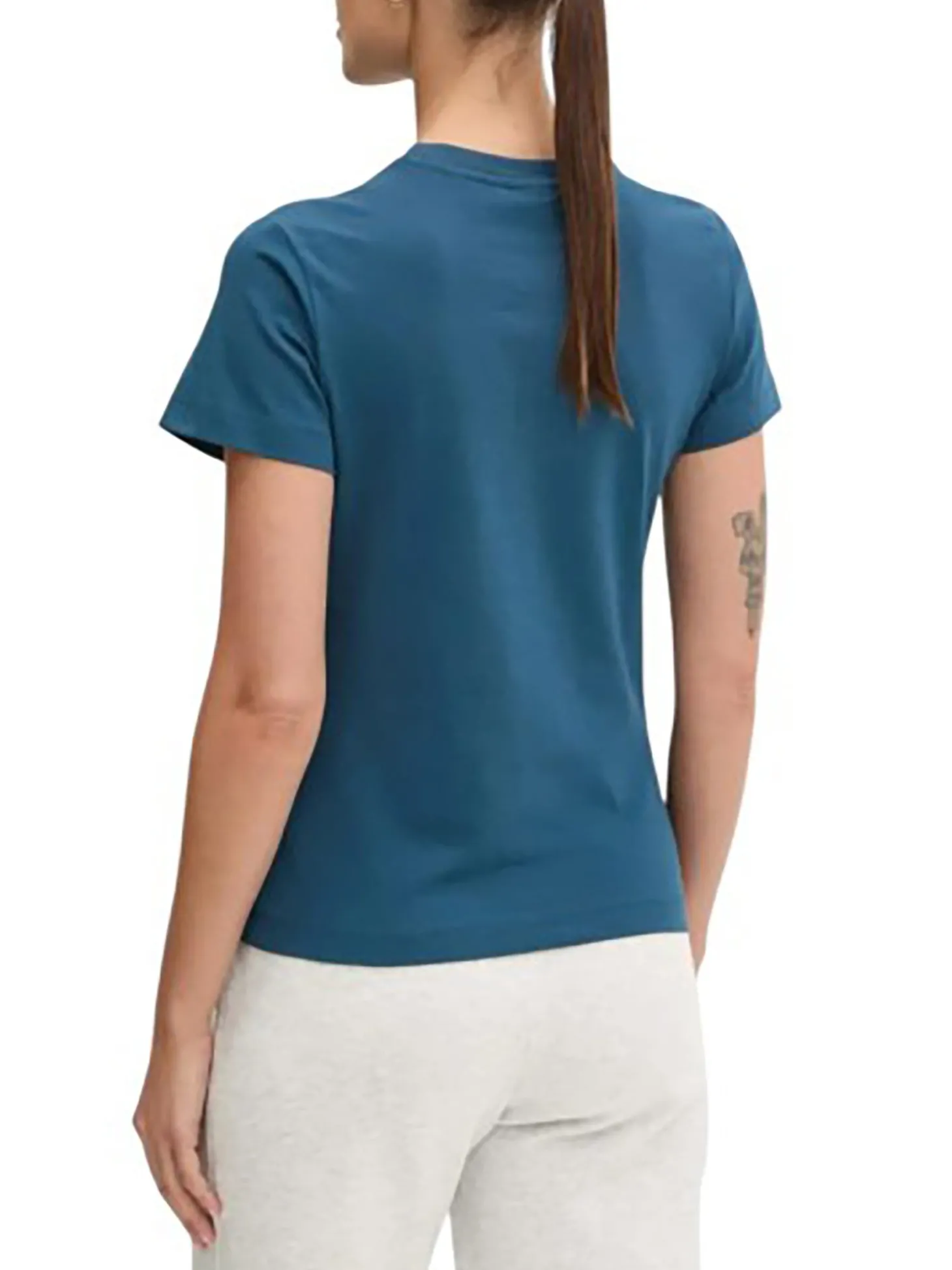 T-shirt Julia Rhinestone blu