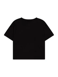 T-shirt kids logo boxy nero