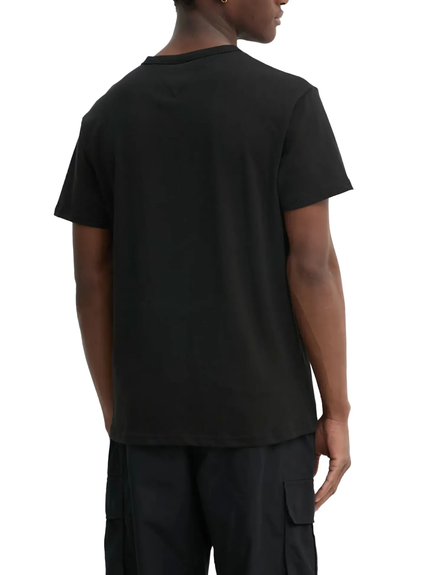 T-shirt logo badge regular fit nero
