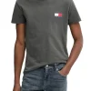 T-shirt logo bandiera heritage antracite