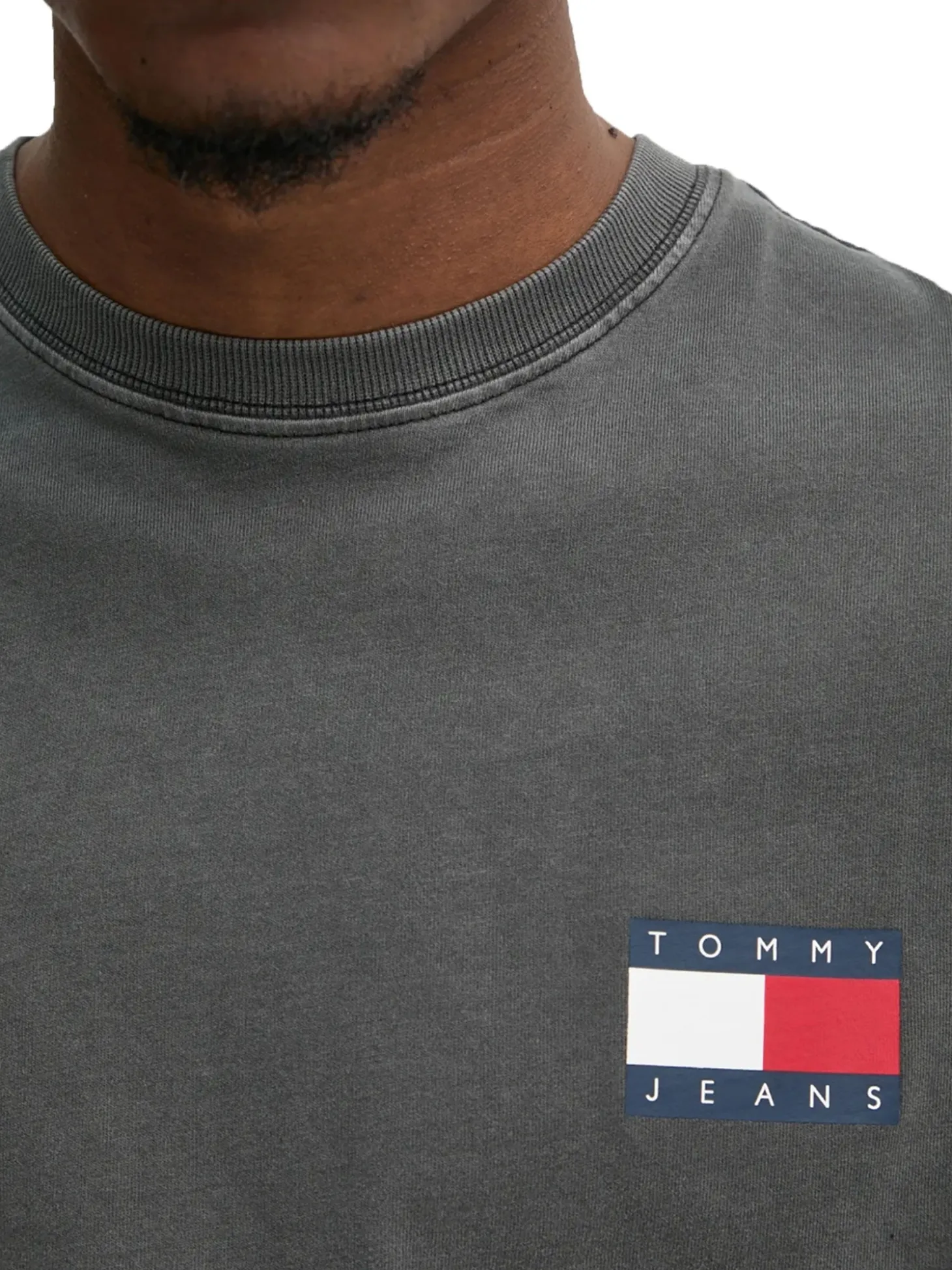 T-shirt logo bandiera heritage antracite