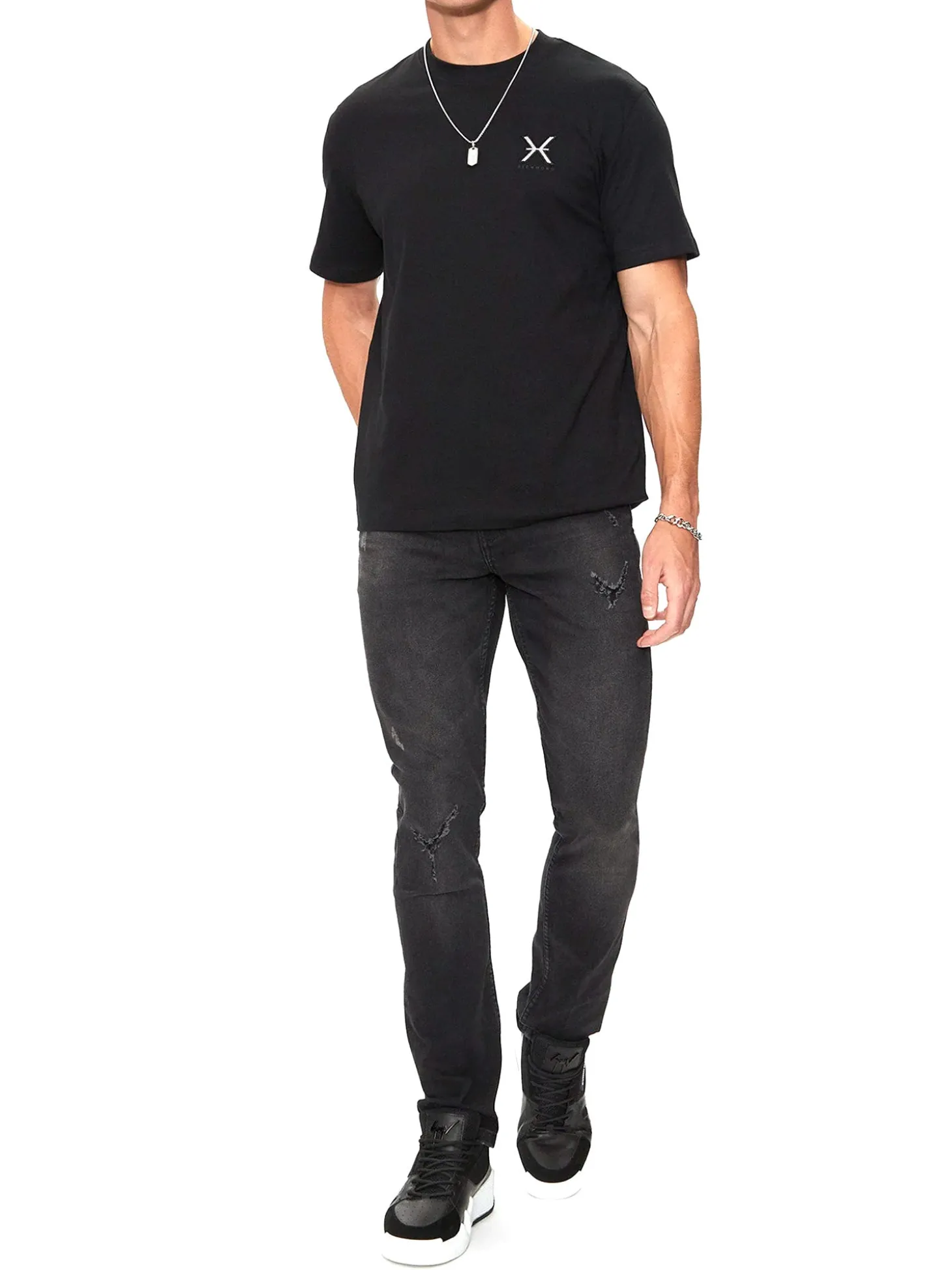 T-shirt manica corta Alipo nero