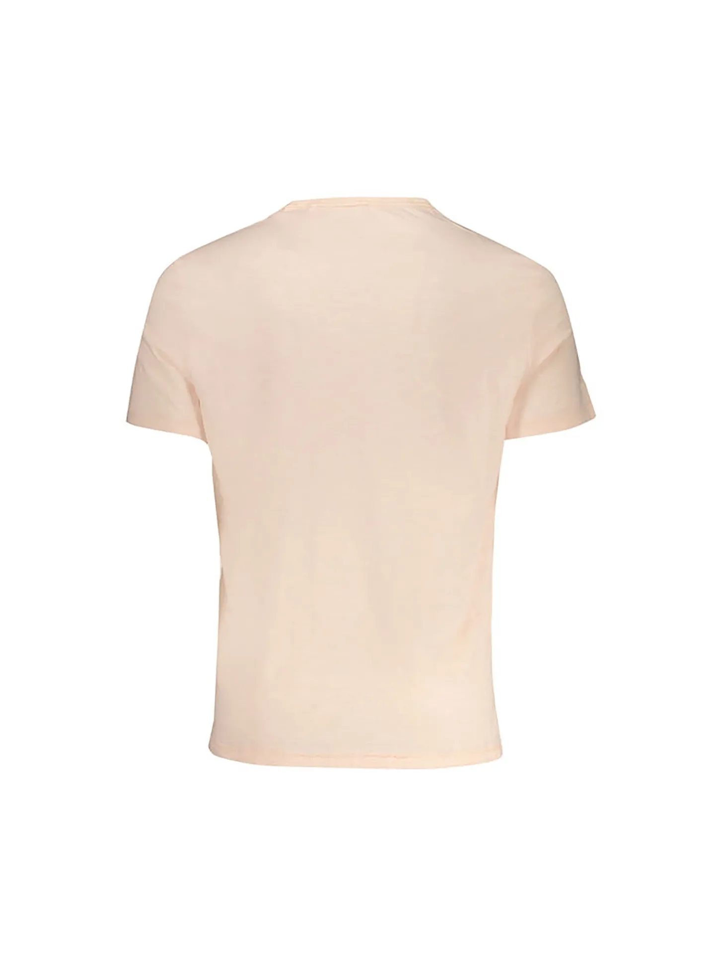 T-shirt manica corta dyed embro salmone
