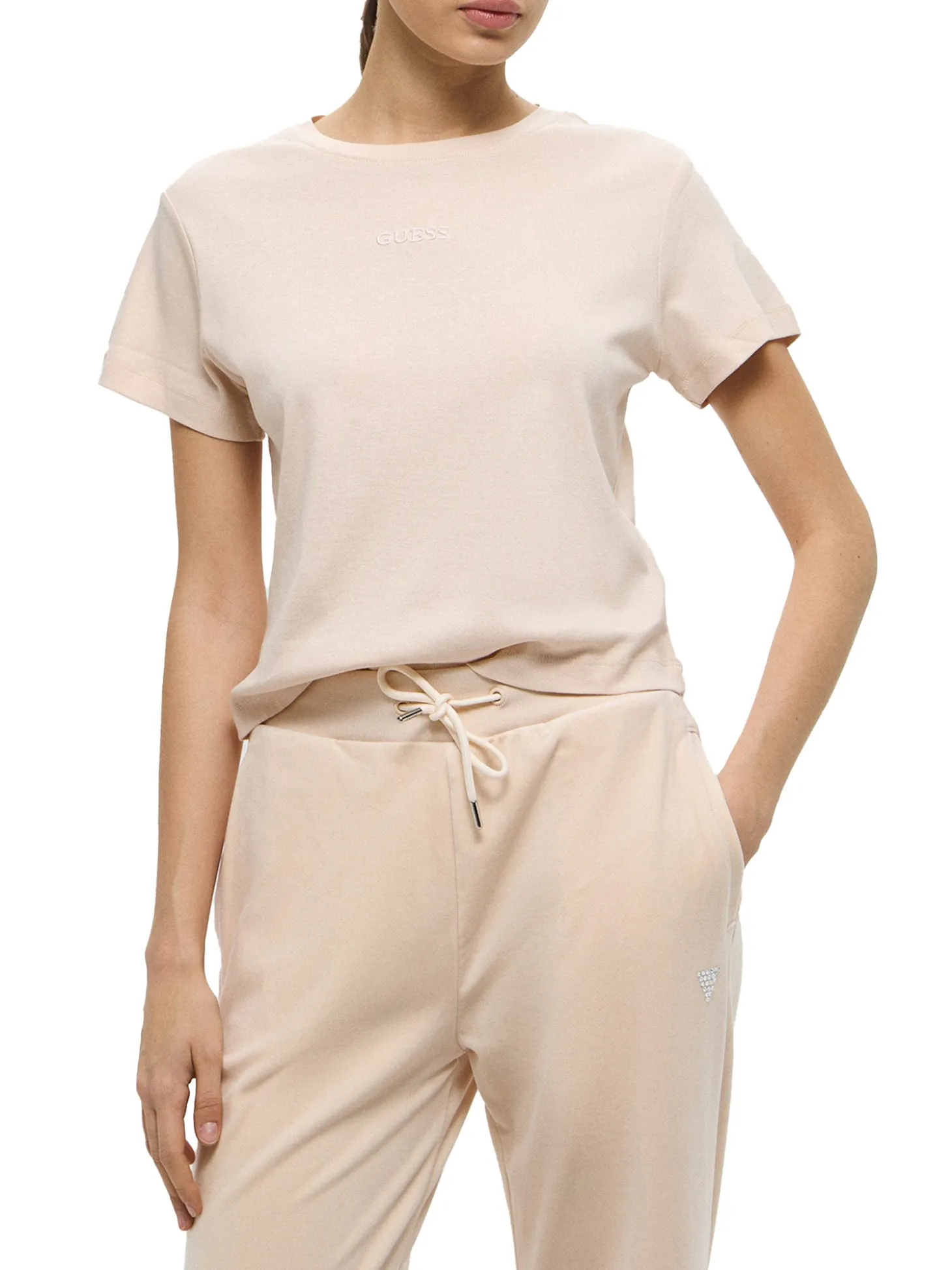 T-shirt manica corta Gelsey nude