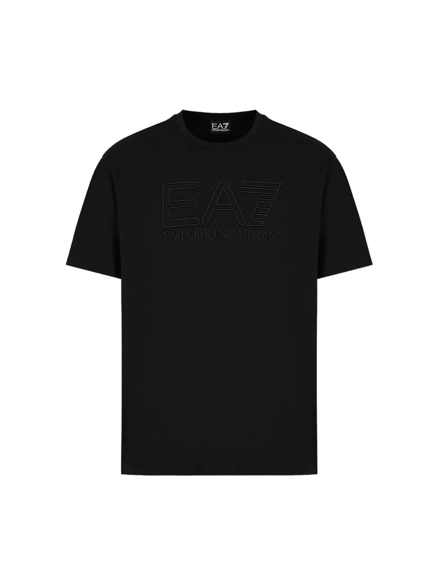 T-shirt manica corta logo embro nero