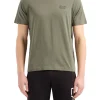 T-shirt manica corta logo jersey verde
