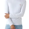 T-shirt manica lunga core jersey bianco