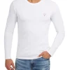 T-shirt manica lunga core jersey bianco