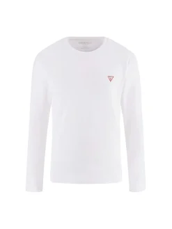 T-shirt manica lunga core jersey bianco