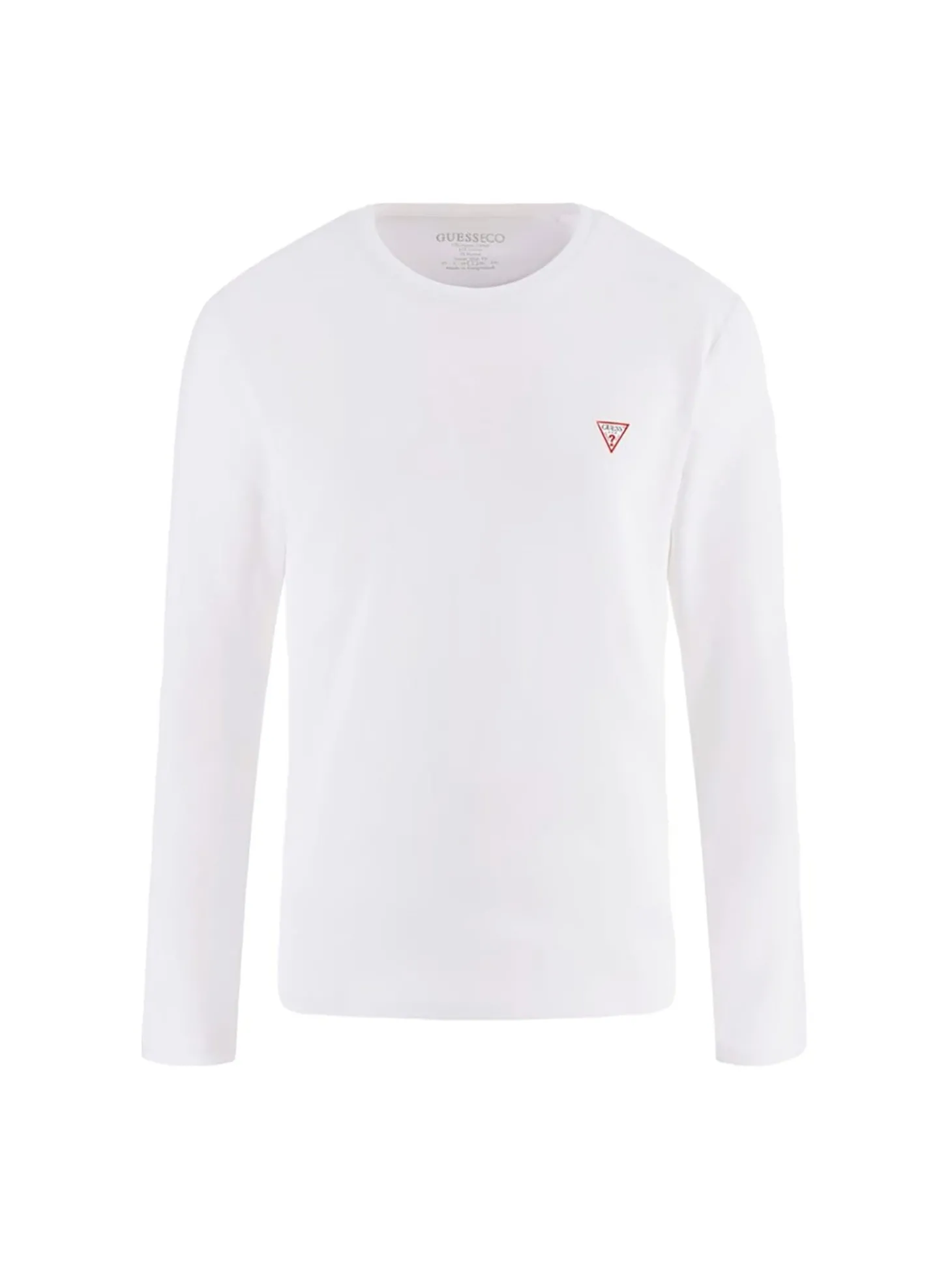 T-shirt manica lunga core jersey bianco