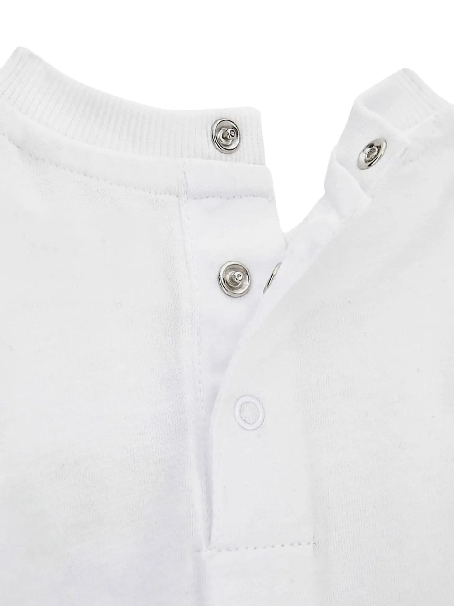 T-shirt manica lunga Let's explore bianco