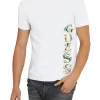 T-Shirt Slim Fit con logo laterale in jersey