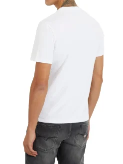 T-Shirt Slim Fit con logo laterale in jersey