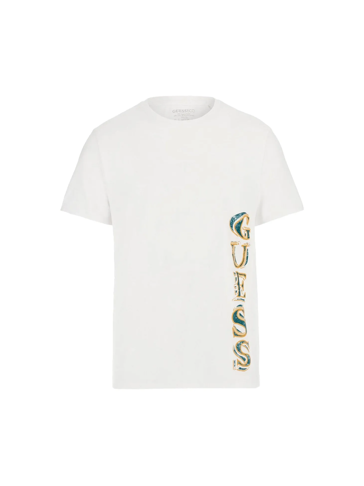 T-Shirt Slim Fit con logo laterale in jersey