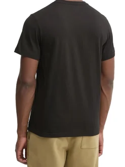T-shirt small box logo grafico nero