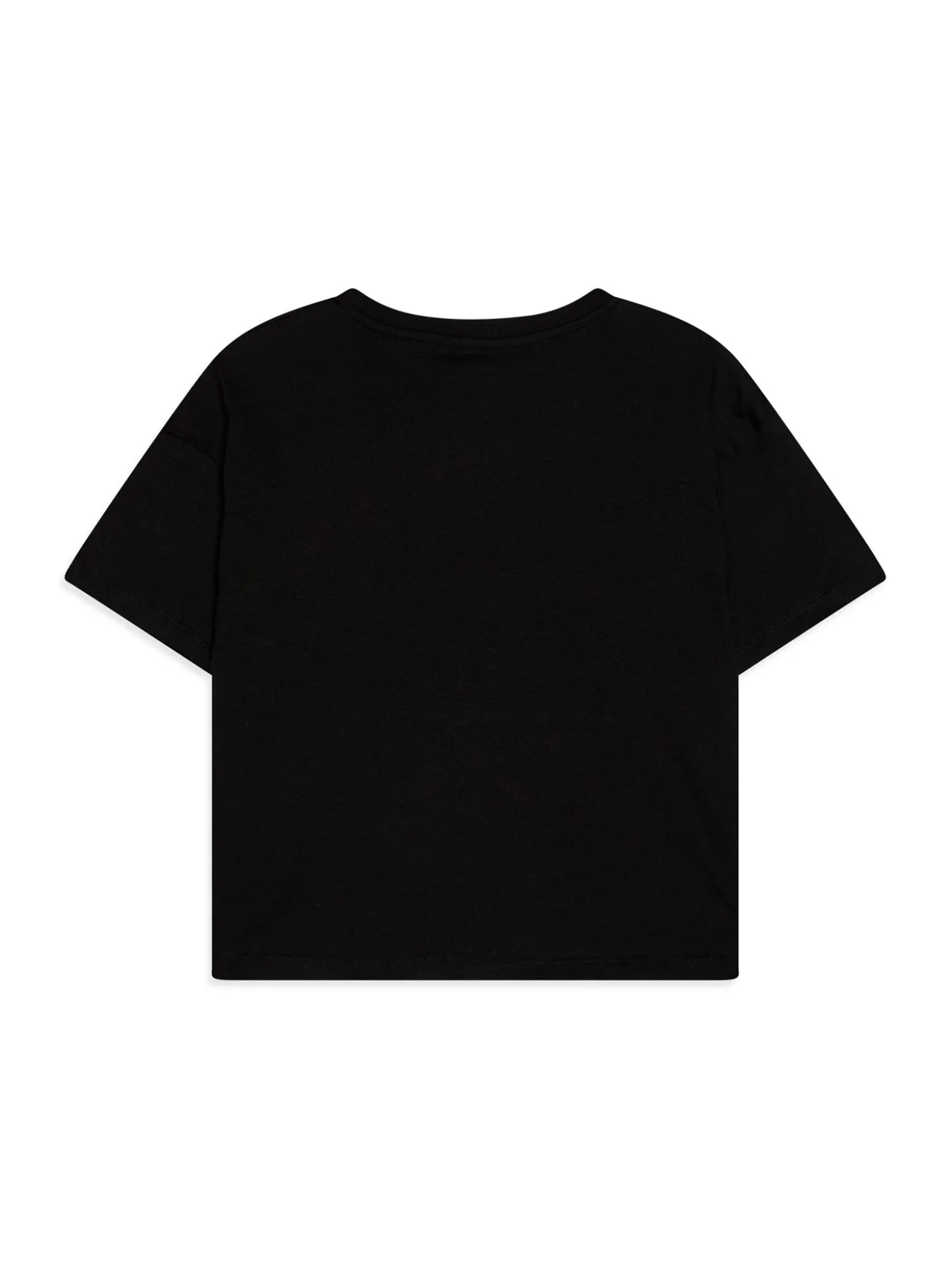 T-shirt teen logo boxy nero