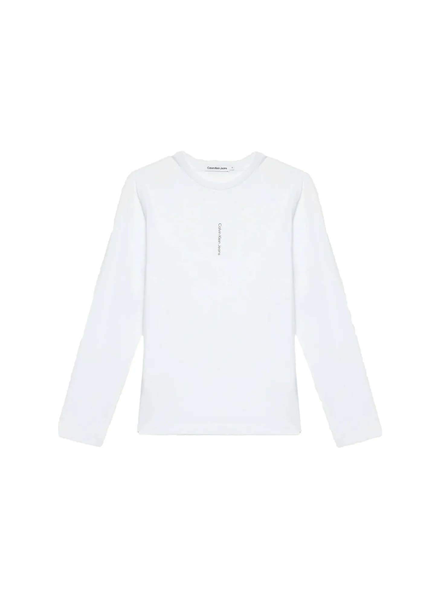 T-shirt teen minimalistic logo bianco