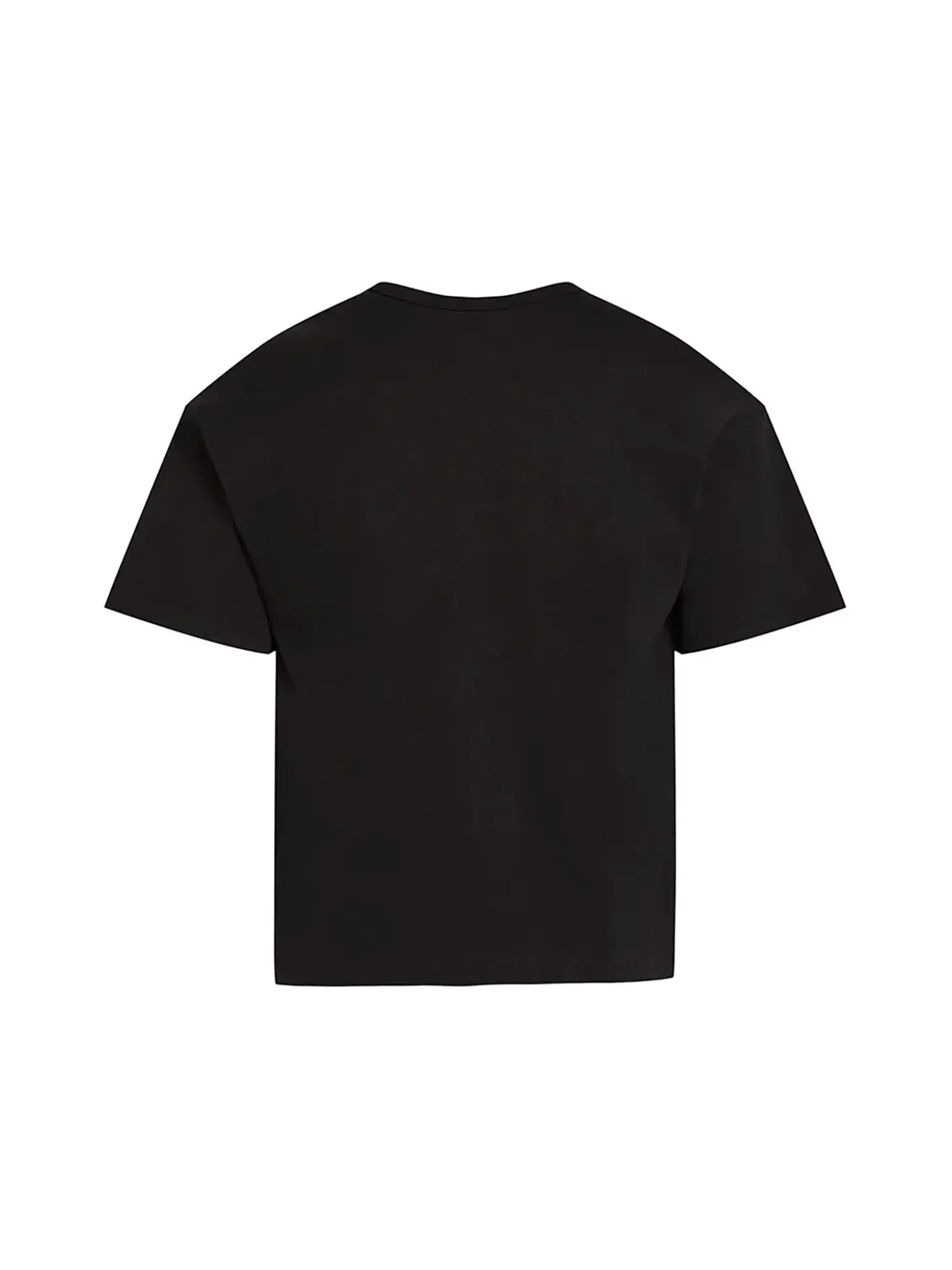 T-shirt teen monologo glitter nero