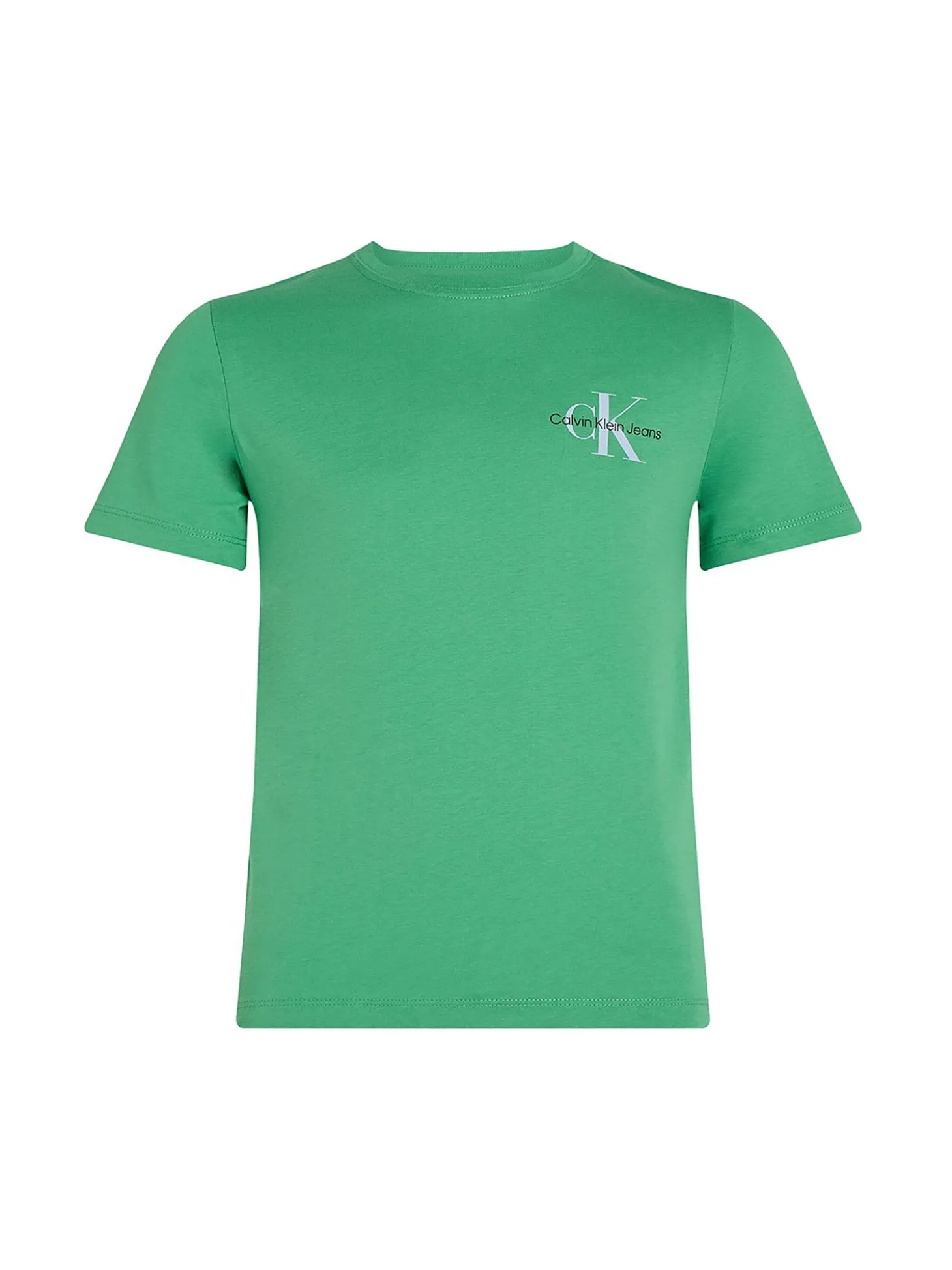 T-shirt teen monologo sul petto verde