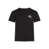 T-shirt teen monologo sul petto nero
