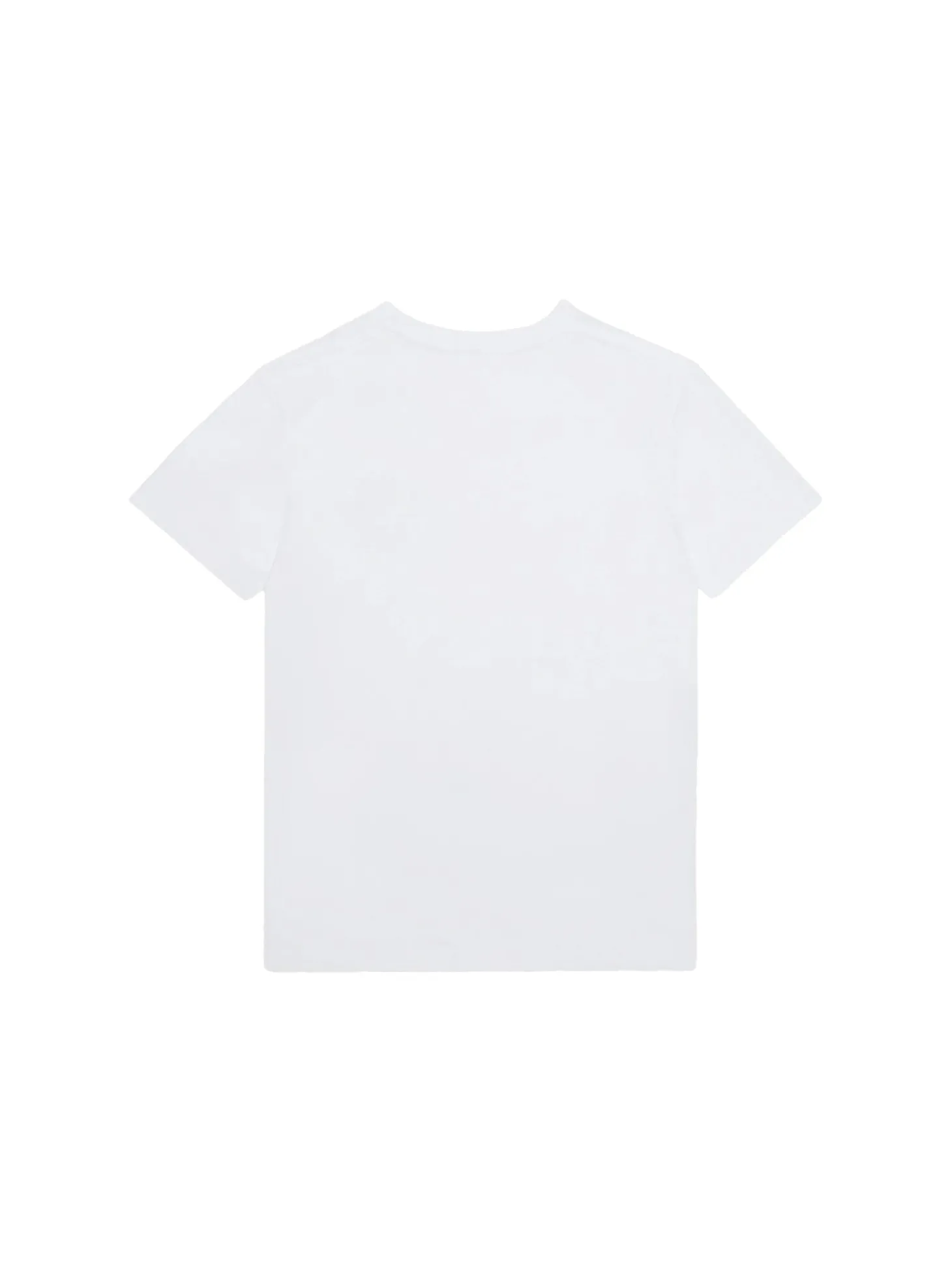 T-shirt teen monologo sul petto bianco
