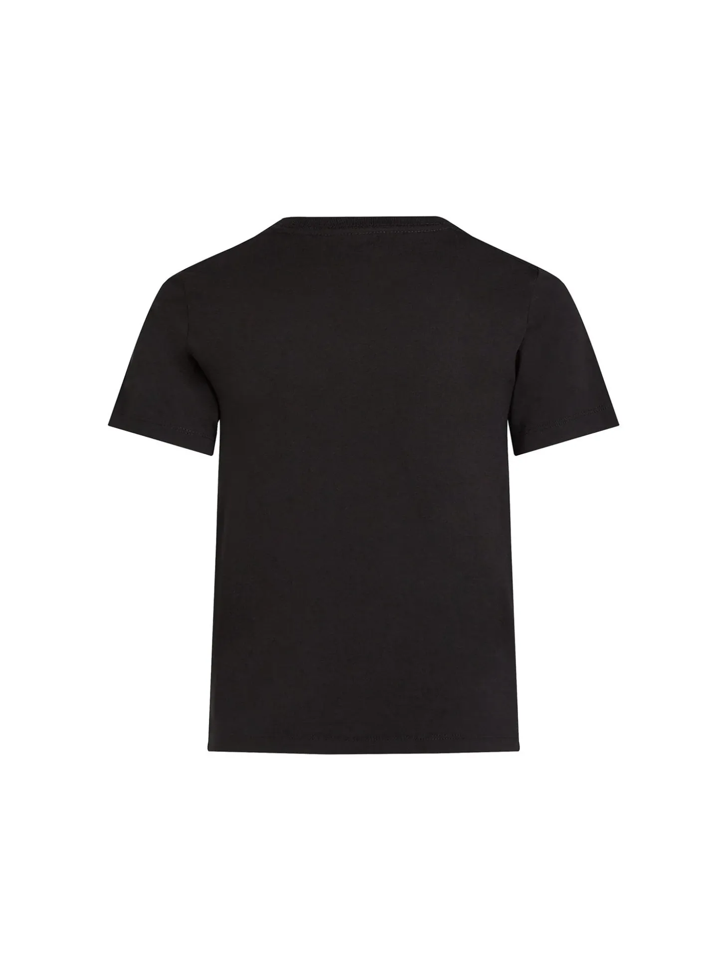 T-shirt teen monologo sul petto nero