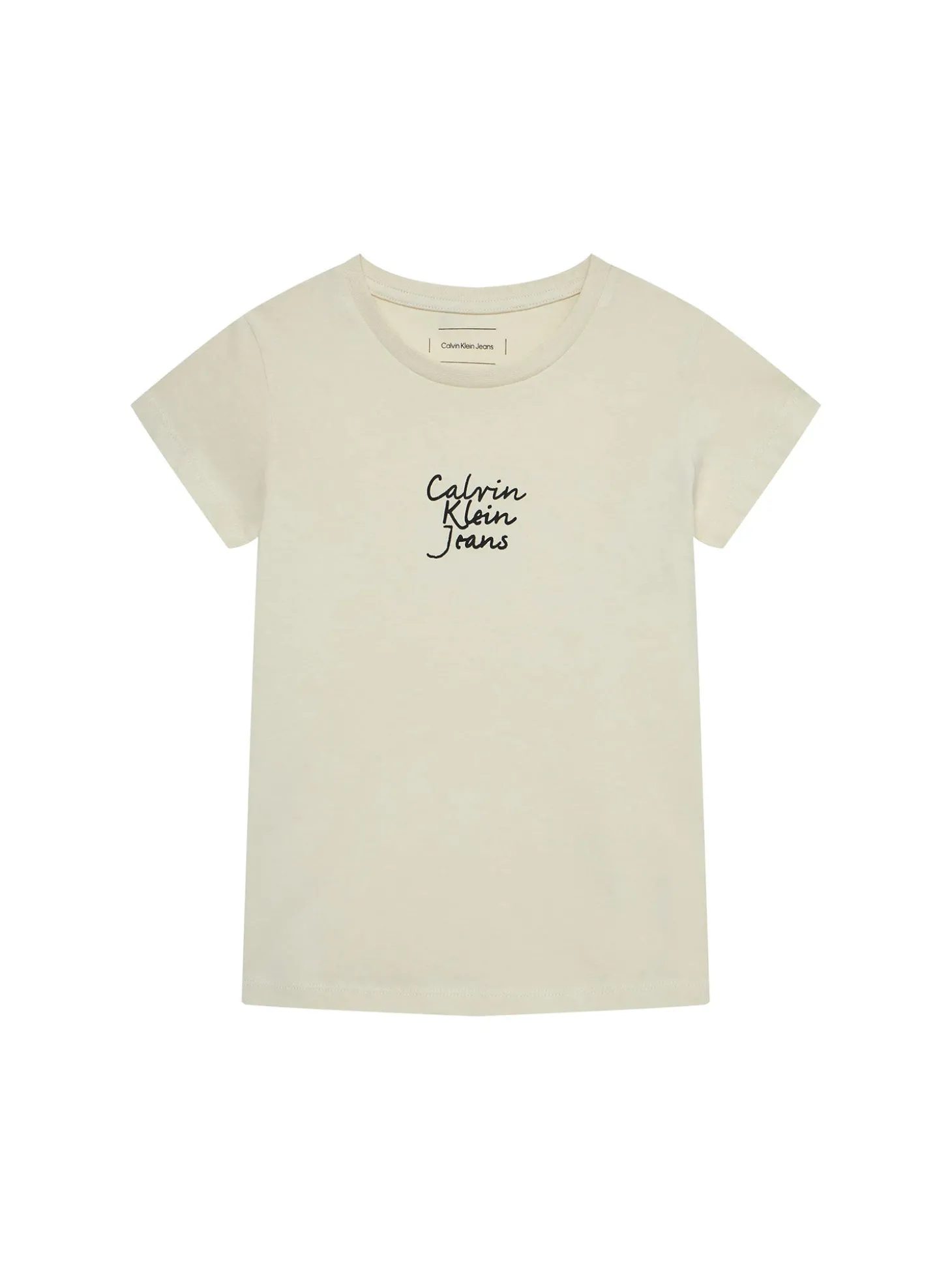 T-shirt teen slim fit logo handwriting panna