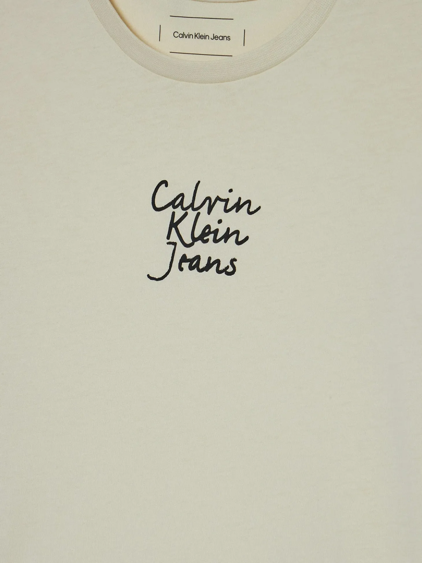 T-shirt teen slim fit logo handwriting panna
