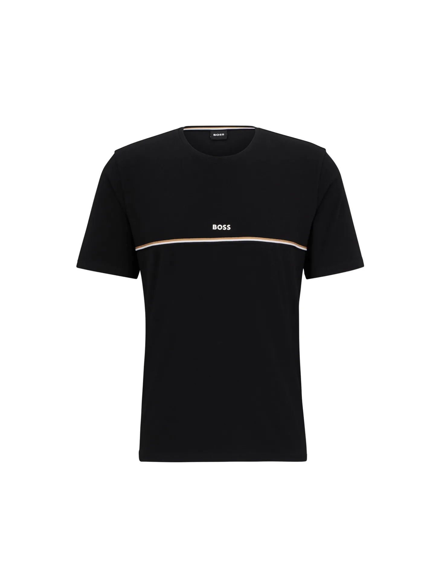 T-shirt Unique in cotone stretch nero