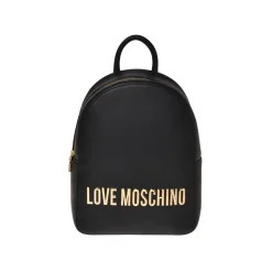 Zaino big con maxi logo lettering nero